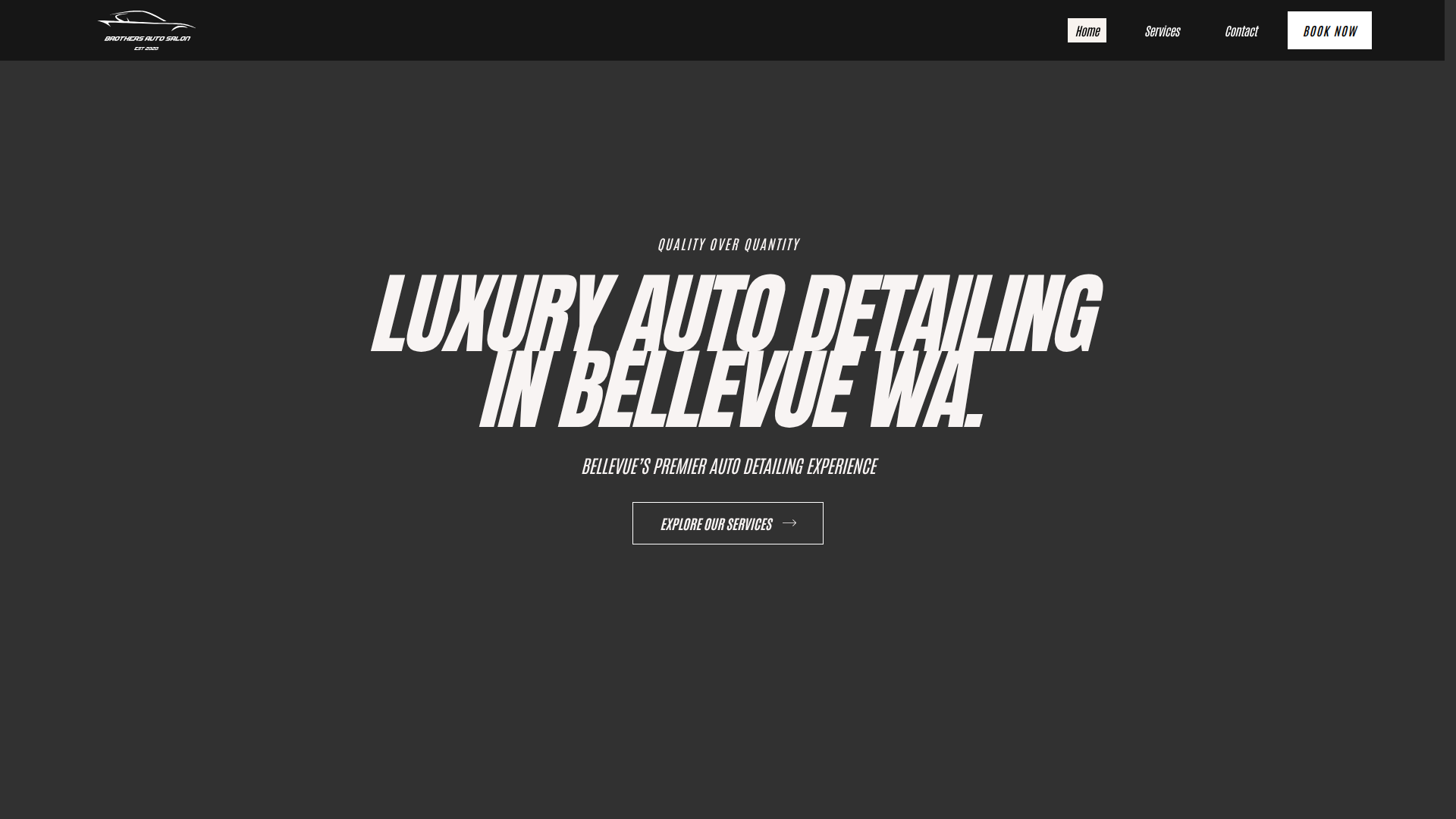 Brothers Auto Salon website